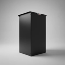 Ver imagem 1 de Capa Rígida (tipo Gabinete) para Botijão de Gás - Preto