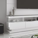 Ver imagem 3 de Rack com Painel para Tvs Até 70 Polegadas Vivare Branco Germai Móveis
