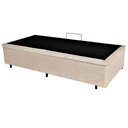 Ver imagem 2 de Cama Box Baú Solteiro Suede Bege 88x188x42
