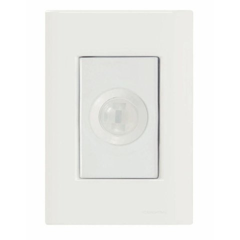 Placa 4x2+ Sensor com Fotocelula 110-220v Branco Branco - Bivolt