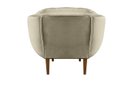 Ver imagem 2 de Poltrona Decorativa Confort Veludo BEGE SKY MOBILE