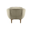 Ver imagem 2 de Poltrona Decorativa Confort Veludo BEGE SKY MOBILE