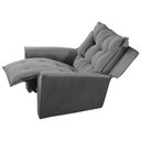 Ver imagem 4 de Poltrona do Papai Reclinável King Veludo Chumbo - Star Confort