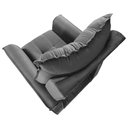 Ver imagem 5 de Poltrona do Papai Reclinável King Veludo Chumbo - Star Confort