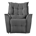 Ver imagem 2 de Poltrona do Papai Reclinável King Veludo Chumbo - Star Confort