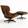 Poltrona Charles Eames Preta Linn Design Decor - 2