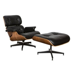 Poltrona Charles Eames Preta Linn Design Decor