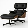 Poltrona Charles Eames Preta Linn Design Decor - 3