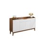 Buffet Ravena 4 Portas 1 Gaveta Cedro Branco Casa D - 2