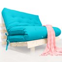 Ver imagem 1 de Futon Casal Tokio Sofá Cama com Madeira Maciça