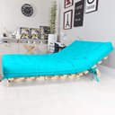 Ver imagem 4 de Futon Casal Tokio Sofá Cama com Madeira Maciça
