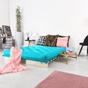Ver imagem 2 de Futon Casal Tokio Sofá Cama com Madeira Maciça