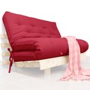 Ver imagem 1 de Futon Casal Tokio Sofá Cama com Madeira Maciça
