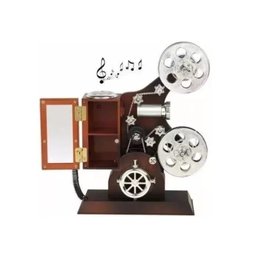 Caixinha de Música a Corda Projetor de Cinema Antigo - 2