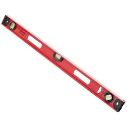 Nível de Alumínio Ferroviário 600mm 2 Bolhas + 1 Rotativo Reforçado - Mtx 24" 340069 - 1