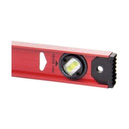Nível de Alumínio Ferroviário 600mm 2 Bolhas + 1 Rotativo Reforçado - Mtx 24" 340069 - 2