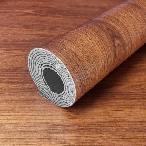 Placa Revestimento Adesiva Flexível para Parede Madeira Jacarandá 60x300cm