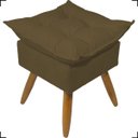 Ver imagem 4 de Kit Poltrona Decorativa Para Recepção Manicure Sala De Estar + Puff Reforçado Suede