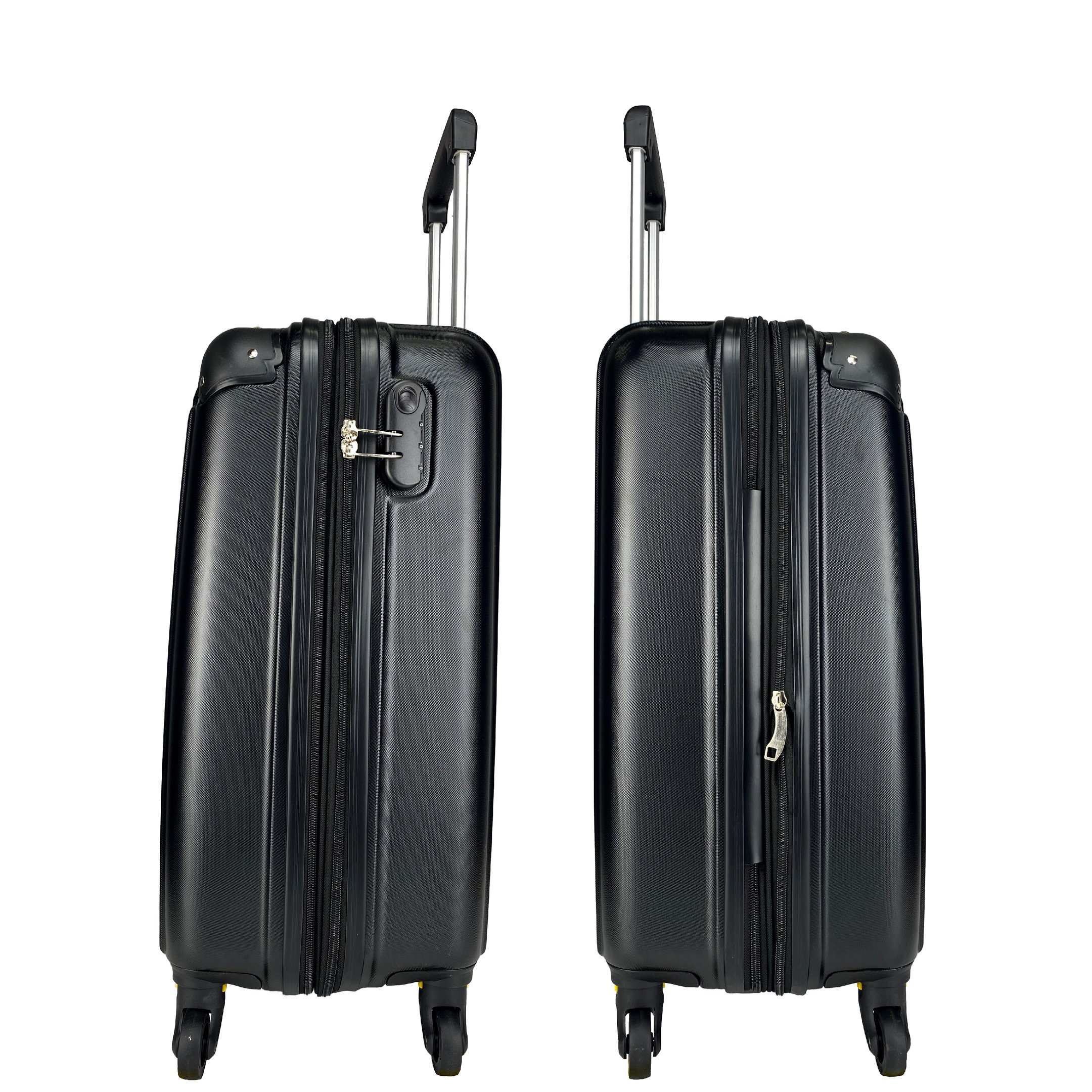 Mala de Viagem de Bordo Roda Giro 360 Grau Rígida Inglaterra 25x59x37cm Black - 4