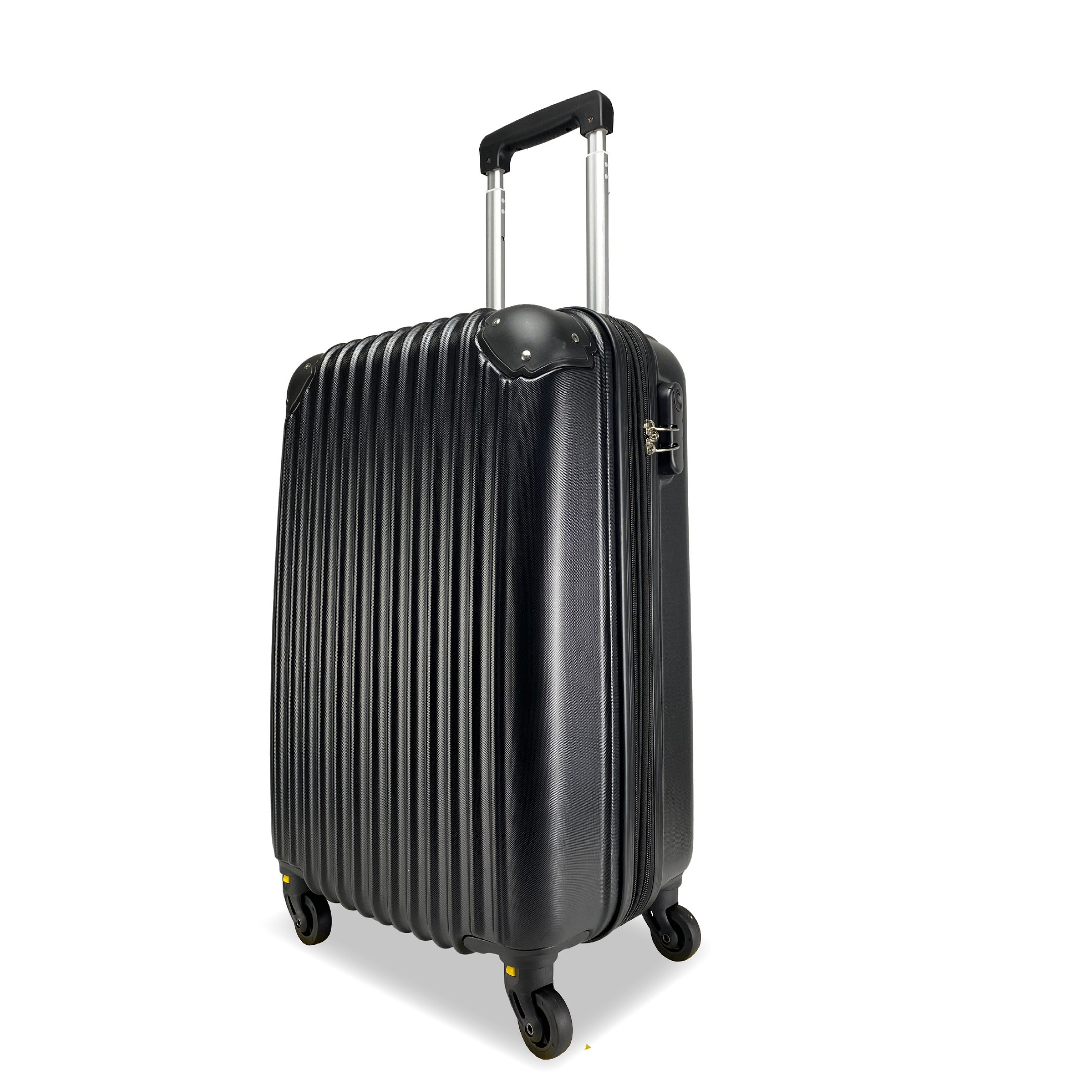 Mala de Viagem de Bordo Roda Giro 360 Grau Rígida Inglaterra 25x59x37cm Black - 1