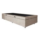 Ver imagem 3 de Cama Box Bau Solteiro Suede Premium Santo Box 47x88x188:bege