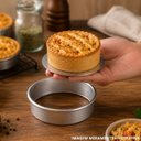 Ver imagem 5 de 100 Forma para Tortas Doces e Salgadas 9,5x2,5cm Fundo Falso em Alumínio