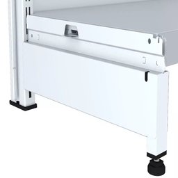 Gondola Parede 170 Fit Ate 3 Metros 1 Canto Branco 20b Pe Vermelho - 7