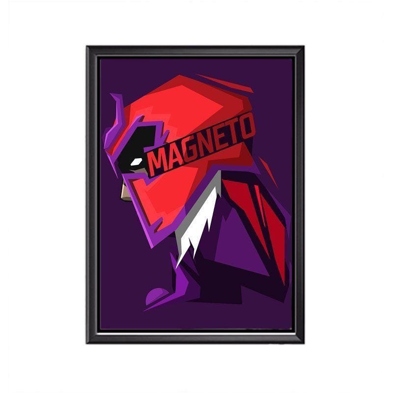 Quadro Poster Minimalista Face Magneto&#8203;&#8203;