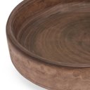 Ver imagem 2 de Centro de Mesa Decorativo em Madeira Natural Rústico 38cm 21636 Mart