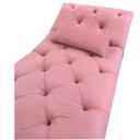 Ver imagem 4 de Maca Estética Estofada em Captonê Suede Rose - Dominic Decor