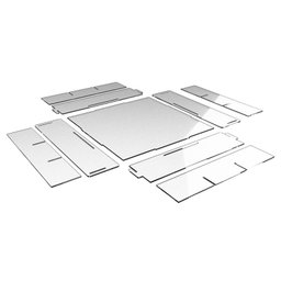 Divisória de gaveta acrílico (similar) com caixa montável - 2