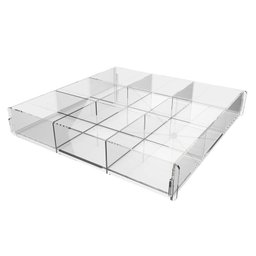 Divisória de gaveta acrílico (similar) com caixa montável - 1