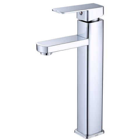 Torneira Alta de Banheiro Cromada Misturador Monocomando