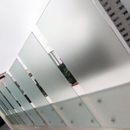 Película Jateada Para Vidro Box Vitrine Janela Fosca Adesivo Transparente 0,75x2,50m - 1