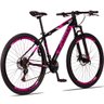 Bicicleta Aro 29 Quadro 17 Alumínio 21v Freio a Disco Mecânico Aluminum Preto/Rosa - Raider - 5