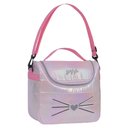 Ver imagem 2 de Kit Mochila + Lancheira + Estojo Gatinha YEPP MIF5308-C Rosa