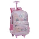Ver imagem 1 de Kit Mochila + Lancheira + Estojo Gatinha YEPP MIF5308-C Rosa