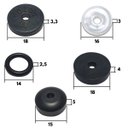 Ver imagem 3 de Kit Vedantes e Oring de Registros Gaveta e Pressão Deca 1/2" 3/4" 1" - 4160kit140