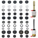 Ver imagem 2 de Kit Vedantes e Oring de Registros Gaveta e Pressão Deca 1/2" 3/4" 1" - 4160kit140