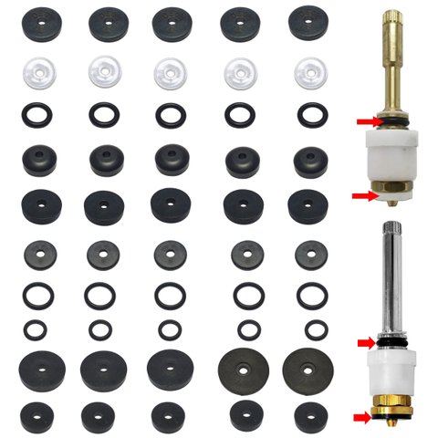 Kit Vedantes e Oring de Registros Gaveta e Pressão Deca 1/2" 3/4" 1" - 4160kit140