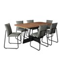 Ver imagem 2 de Conjunto de Sala de Jantar 6 Cadeiras Chloe Carraro