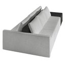 Ver imagem 2 de Sofá Ilha Modular Living com Puff 342cm Georgia K04 Bouclê Cinza/preto - Mpozenato