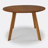 Mesa de Jantar Redonda Espanha 110 Cm Cor Castanho - 7