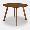 Ver imagem 5 de Mesa de Jantar Redonda Espanha 110 Cm Cor Castanho