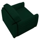 Ver imagem 6 de Poltrona Decorativa para Sala de Estar 98cm Amaranto M22 Veludo Verde - Mpozenato