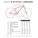 Ver imagem 4 de Quadro Show Nextep MTB aro 29 alumínio - DISPONÍVEL em 10 OPÇÕES DIFERENTES - GG - azul e rosa