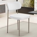 Ver imagem 2 de Kit 08 Cadeiras Decorativas para Sala de Jantar Melina Base Arena L02 Facto Branco - Lyam Decor
