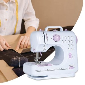 Mini Máquina de Costura Portátil:branco