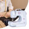 Mini Máquina de Costura Portátil:branco - 1