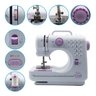 Mini Máquina de Costura Portátil:branco - 5